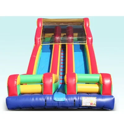 Double Lane Giant Durable Inflatable Jumping Slide UV Protective For Rental Business