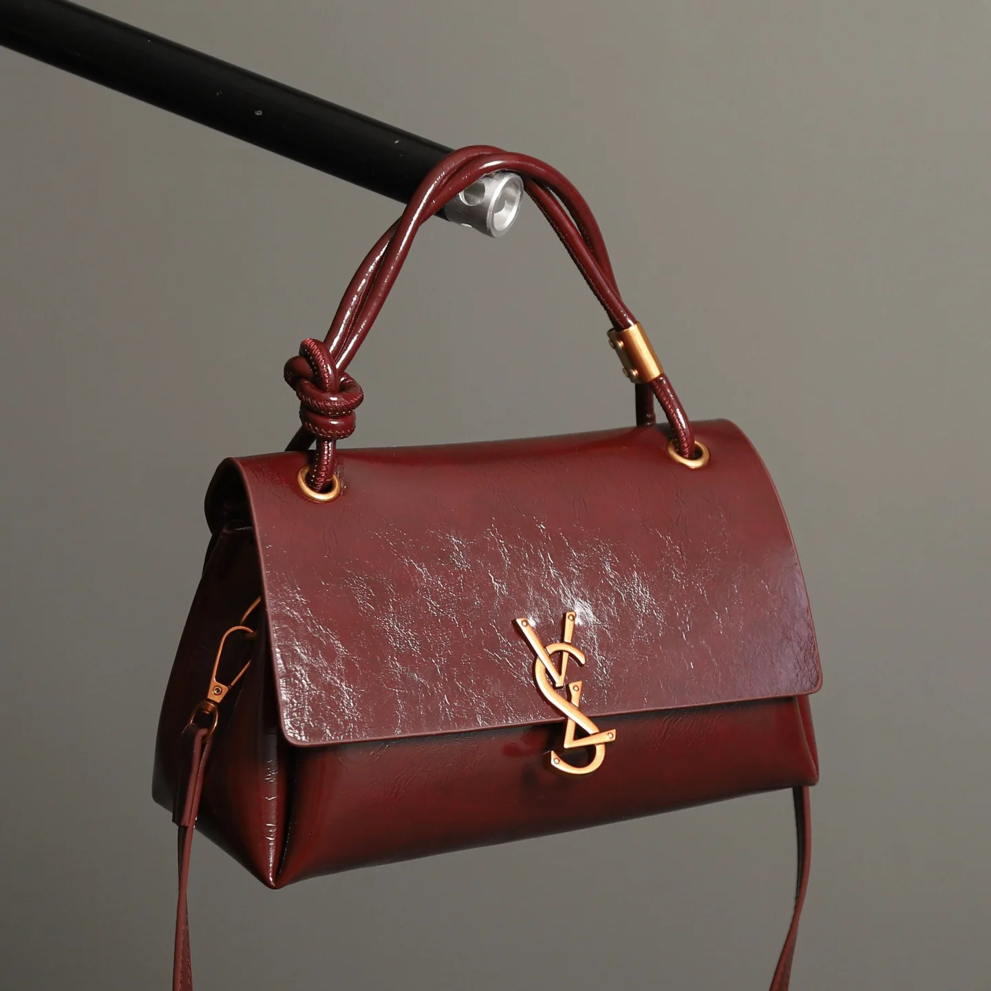 Nuevos bolsos de moda para mujer, bolsos oblicuos Retro de moda, bolsos versátiles de gran capacidad de alta textura