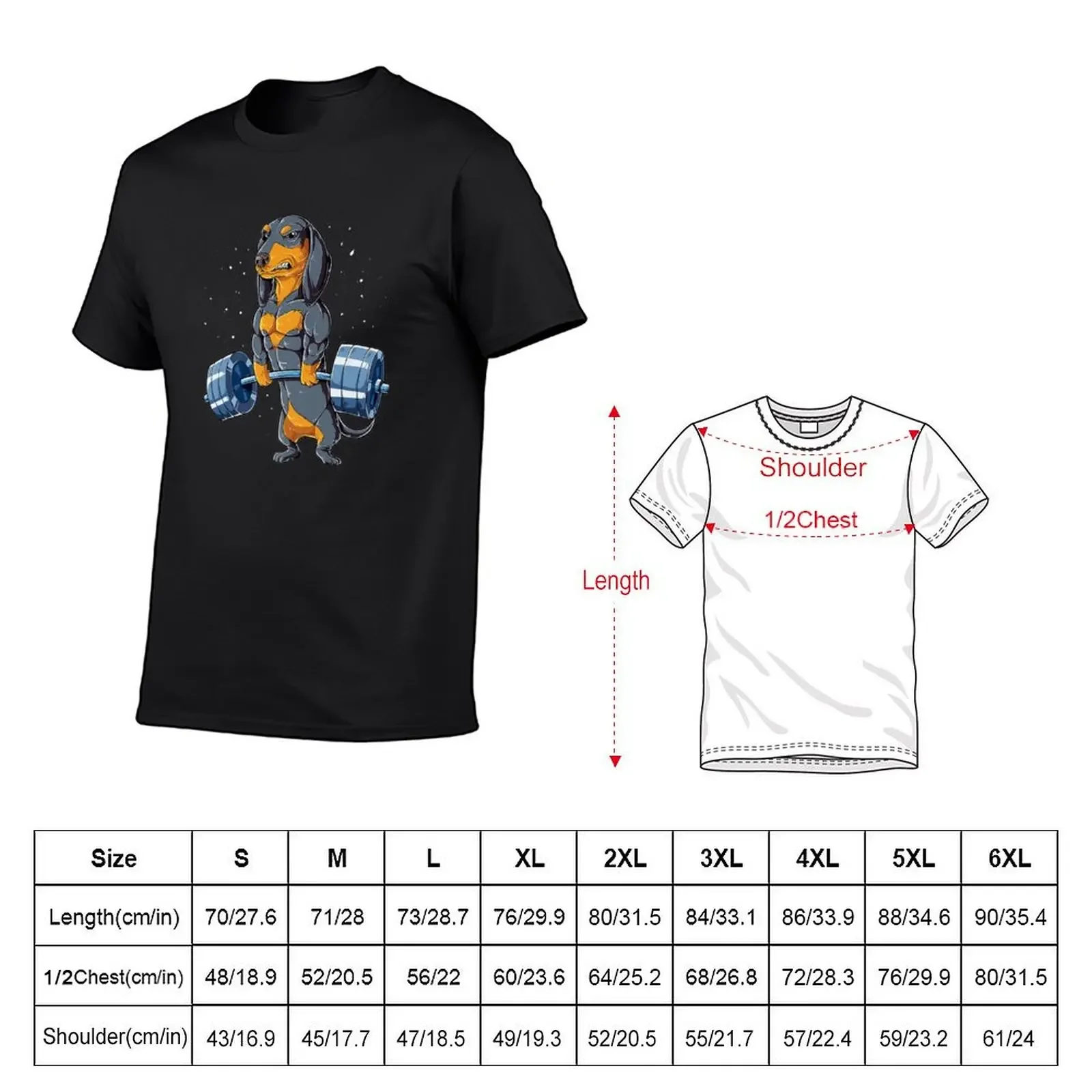 Dackel Gewichtheben Fitness-Studio T-Shirt Anime T-Shirts Anime Tier druck für Jungen koreanische Mode Herren Vintage T-Shirts