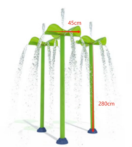 Customized Small Water Park Design Spray Playground Kids Play Equipment Splash Pad Equipment