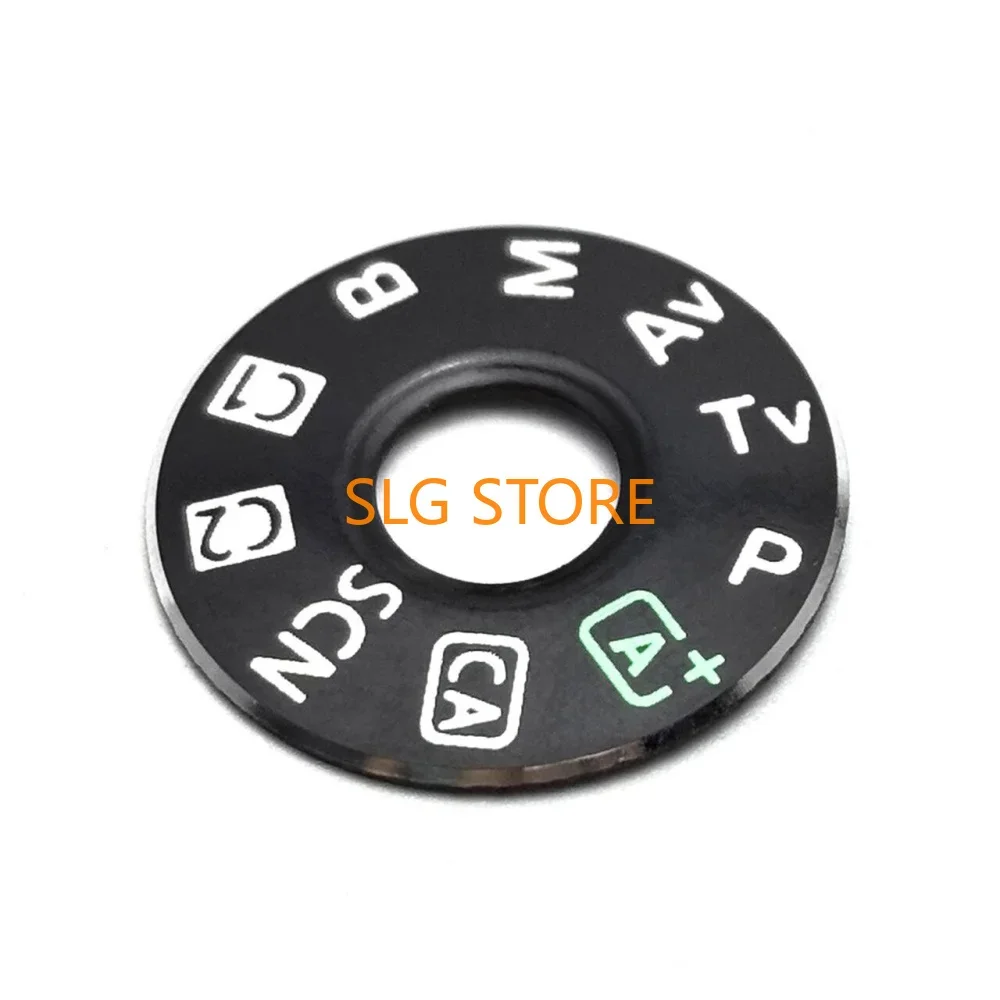 Neue Top-Funktions-Wählmodus-Taste, Etikettenplatte, Schnittstellenkappe für Canon EOS 6D + Klebeband