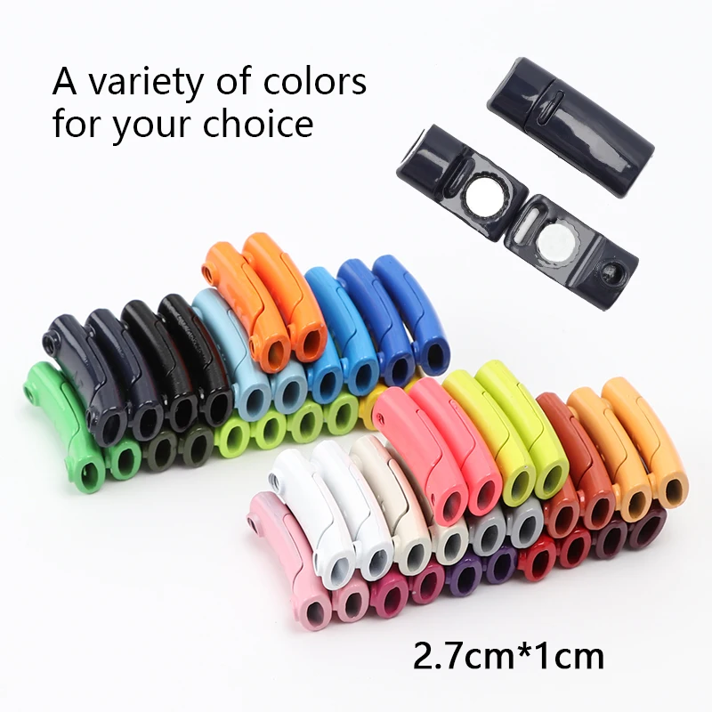 Magnetic Buckle Shoelaces Without Ties Elastic Laces For Sneakers Colorful Metal Locks Flat Shoestring For Kid Adult Sport Shoes