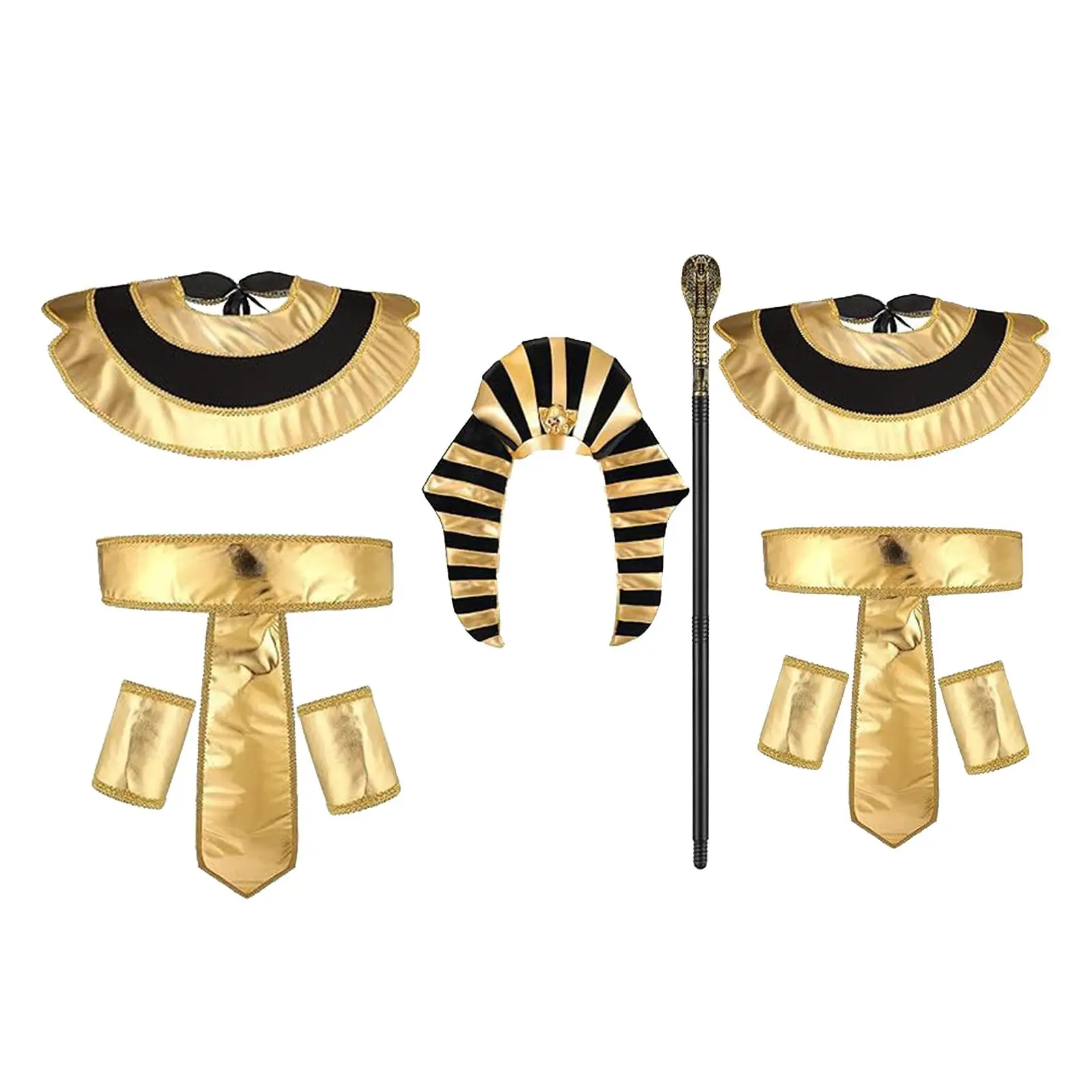 Adult Egyptian Costume Accessories Rave Stage Performance Club Birthday Role Play Event Stage Show Halloween Photo Props Cosplay