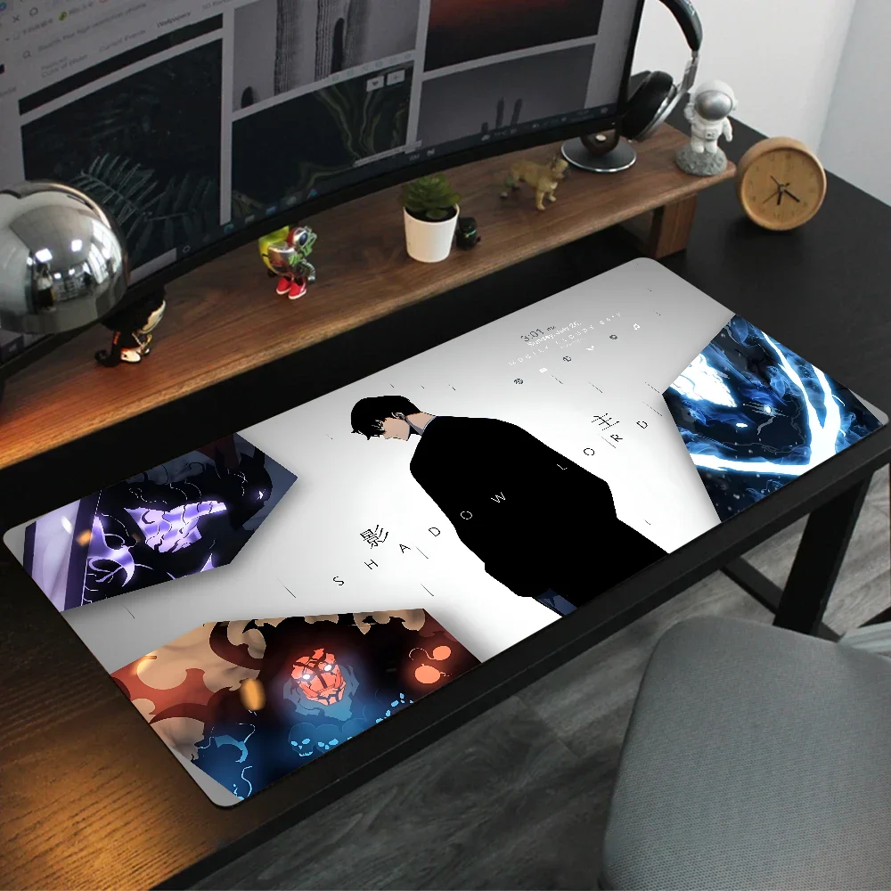 Anime Solo Leveling Mousepad Large Gaming Mouse Pad LockEdge Thickened Computer Keyboard Table Desk Mat