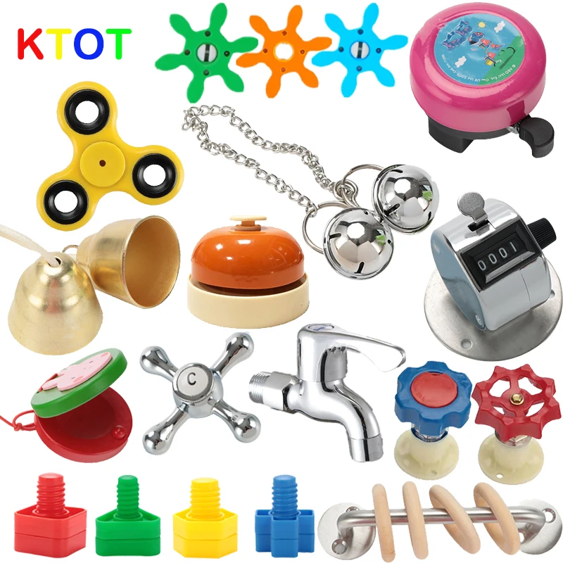 Busy Board Montessori Diy Akcesoria dla dzieci w wieku 1-3 lat Zabawka do edukacji i szkolenia Montessori Busy Board Set