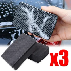 Car Wash Magic Clay Sponge Wipe Waxing Polishing Black Sponge Block Car Glass Cleaning Stain Removal Tool Magic Clay Bar Pad