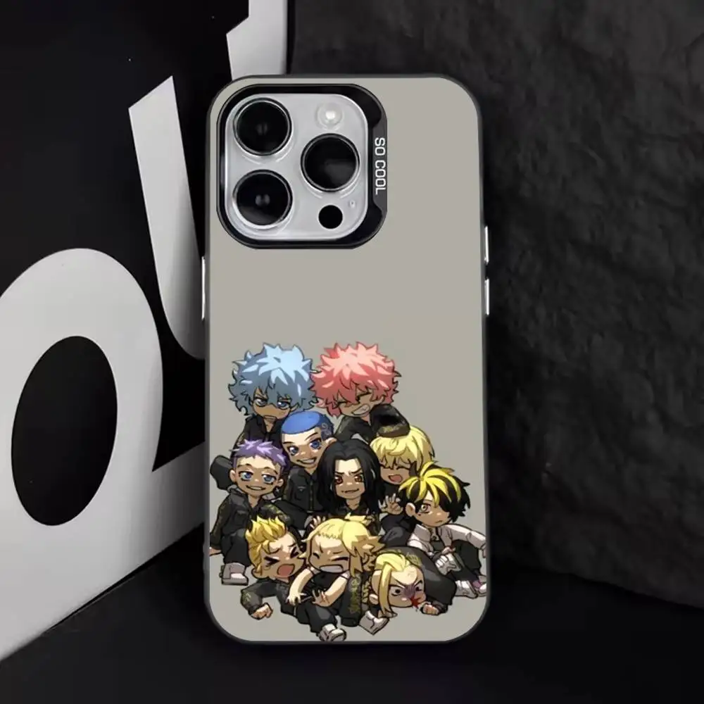 حافظة هاتف أنيمي T-Tokyo Revengers لهاتف آيفون 17,16,15,14,13,12,11,Pro,Max,Plus,E,Air,غطاء بلاستيكي صغير #5