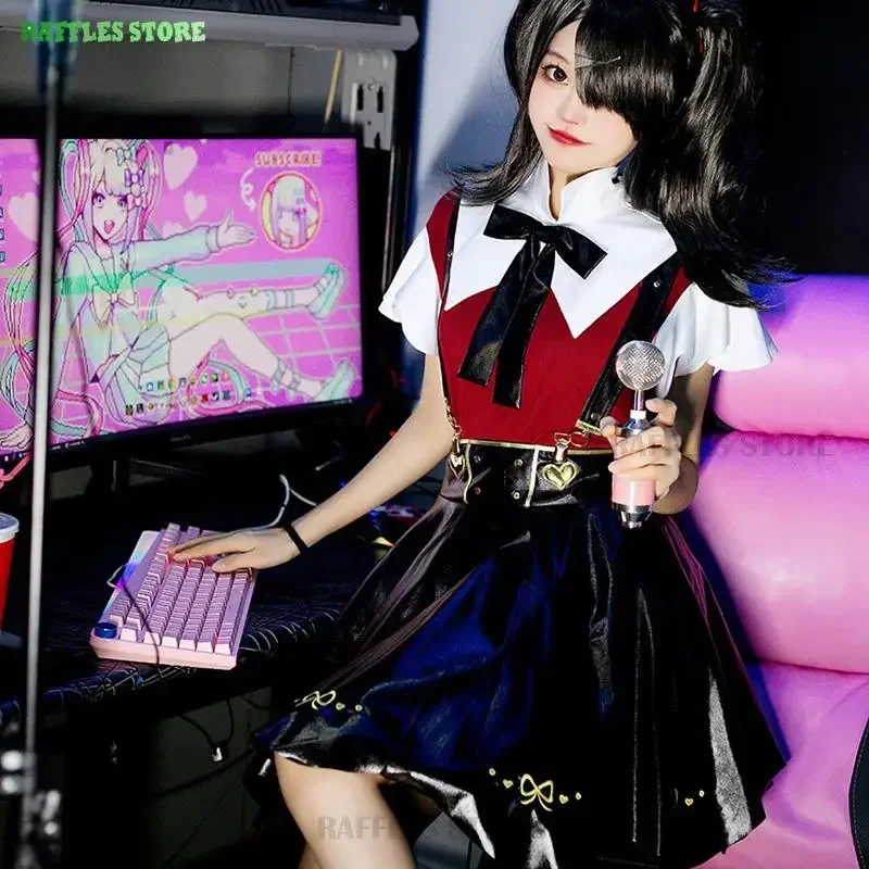 Gioco NEEDY GIRL STREAMER OVERDOSE Ame-Chan Costume Cosplay KAngel Punk Girls Gothic Lolita Abito nero Halloween Fancy Cosplay