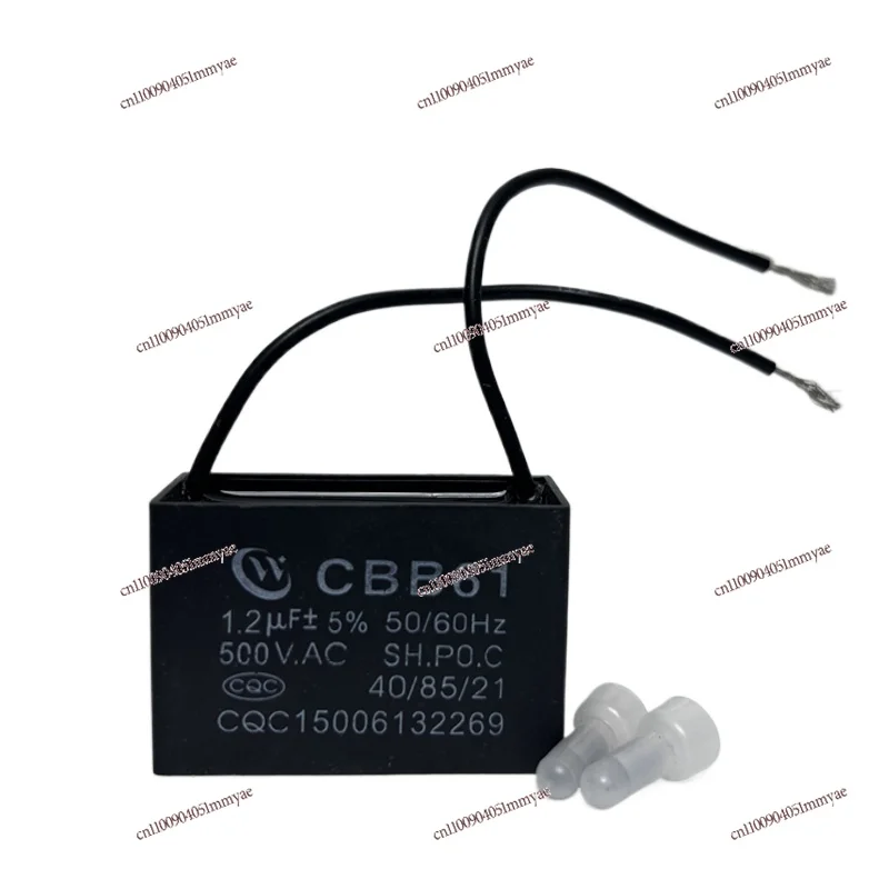 

Fan Capacitor Cbb61 Motor Start Capacitor 1.2/1 5/1.8/2.5/3/4/6UF Floor Fan Ceiling Fan