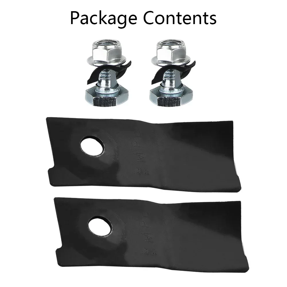 High Quality Mower Blades Black Fits For Masport 200 300 400 500 600 Blades & Bolt 125 X 45mm New Hot Pro Top 4Pcs/Set