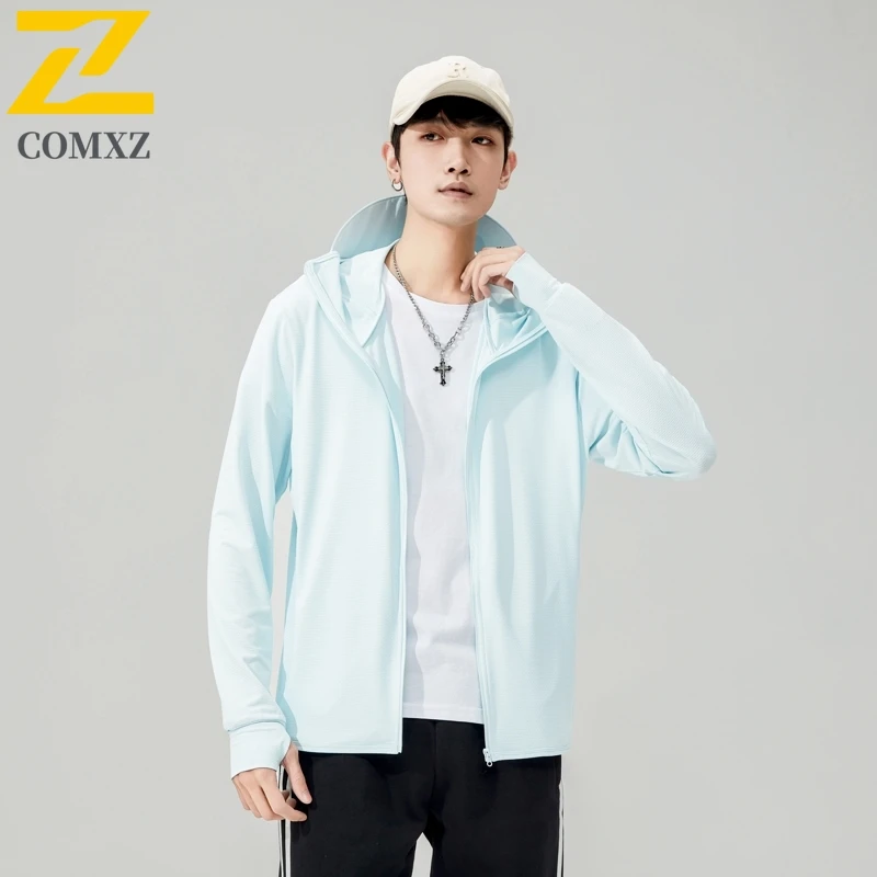 

Ice Silk Men Sun Protection Jacket Summer New Ultra Light Breathable UPF50+UV Resistant Cycling Skin Coat Fishing Hiking Jacket