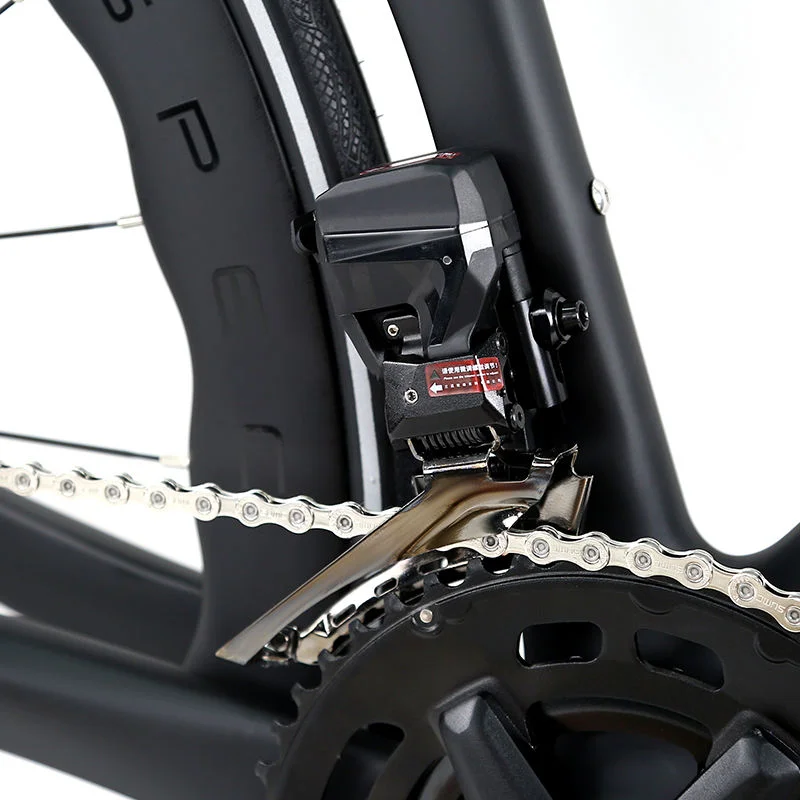 YTYIN ألياف الكربون الكاملة 700C TW CYCLONE-3rd اللاسلكية EDS 24S الكهربائية Superlight اللون سباق الطريق دراجة دراجة للكبار #3