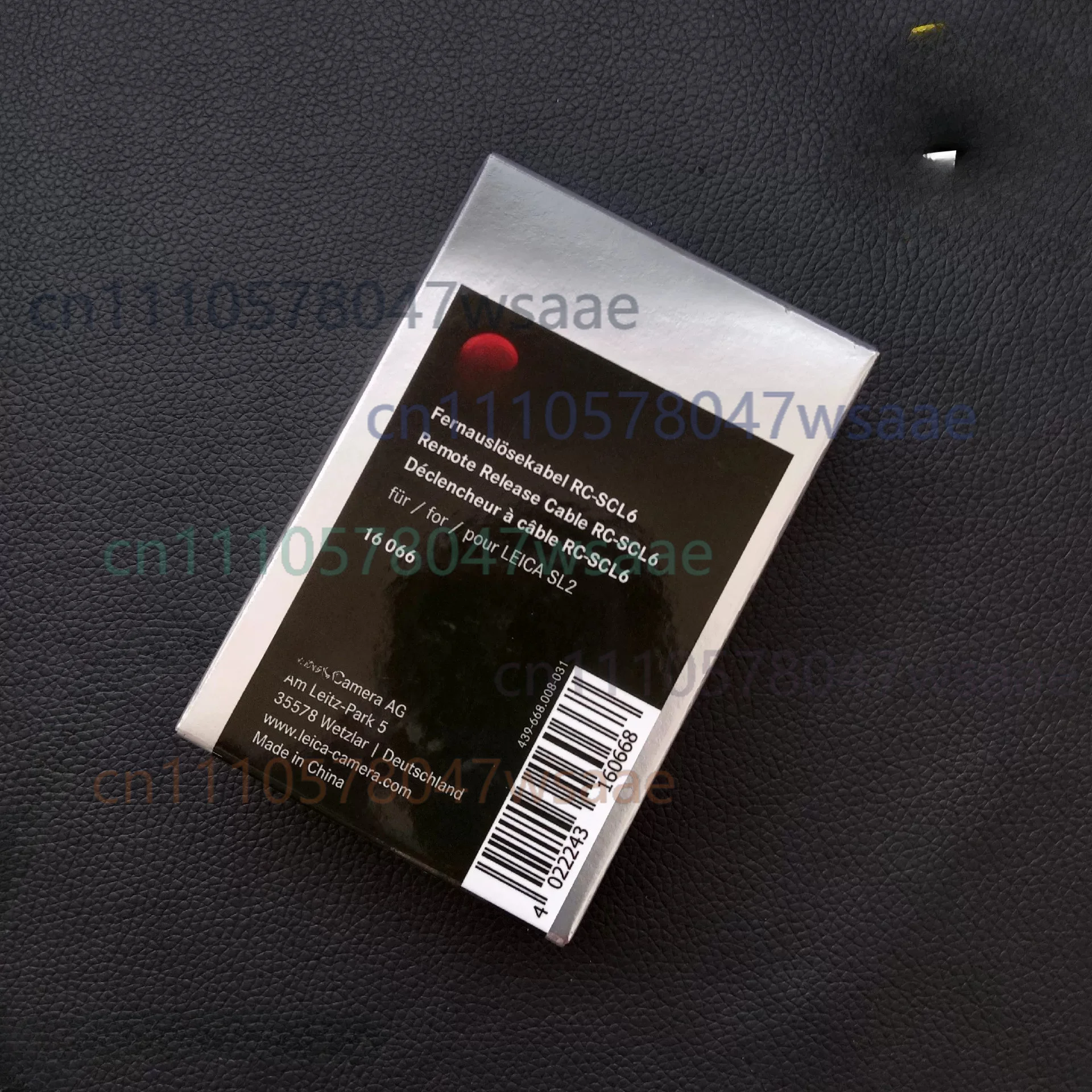 Genuine for Leica RC-SCL6 Remote Release Cable #16066 Original Shutter Release Cord for Leica SL2 SL2-S Camera