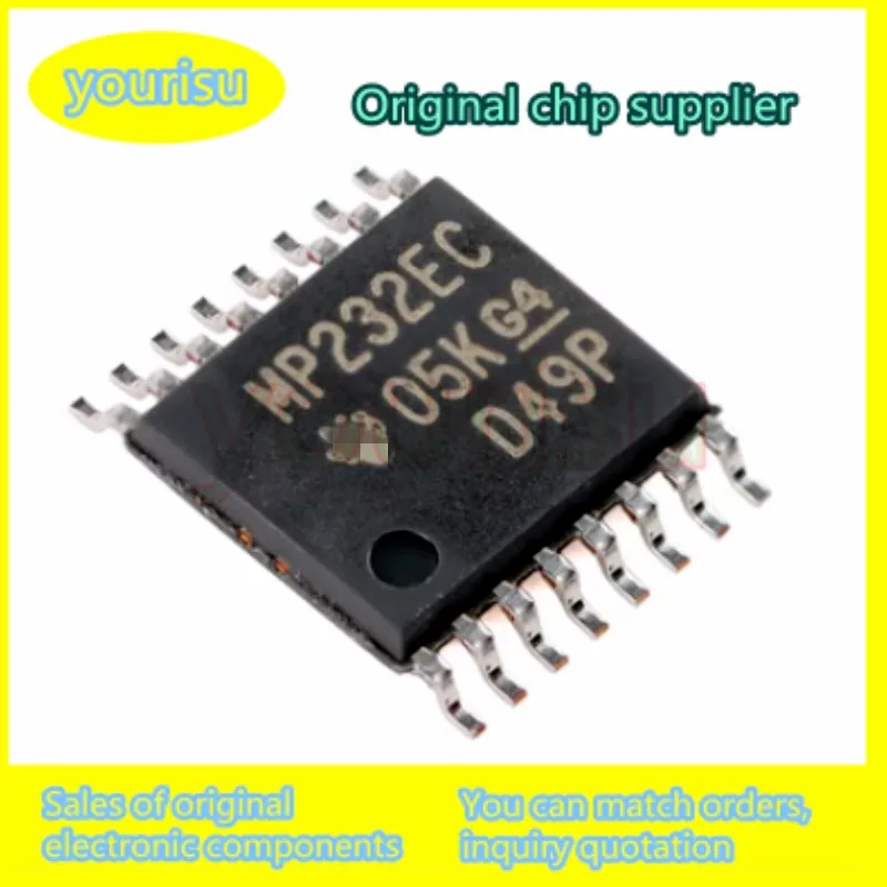 10Pcs/Lot MAX3232ECPWR MAX3232ECPW MAX3232E MAX3232 IC TRANSCEIVER FULL 2/2 16TSSOP Chip