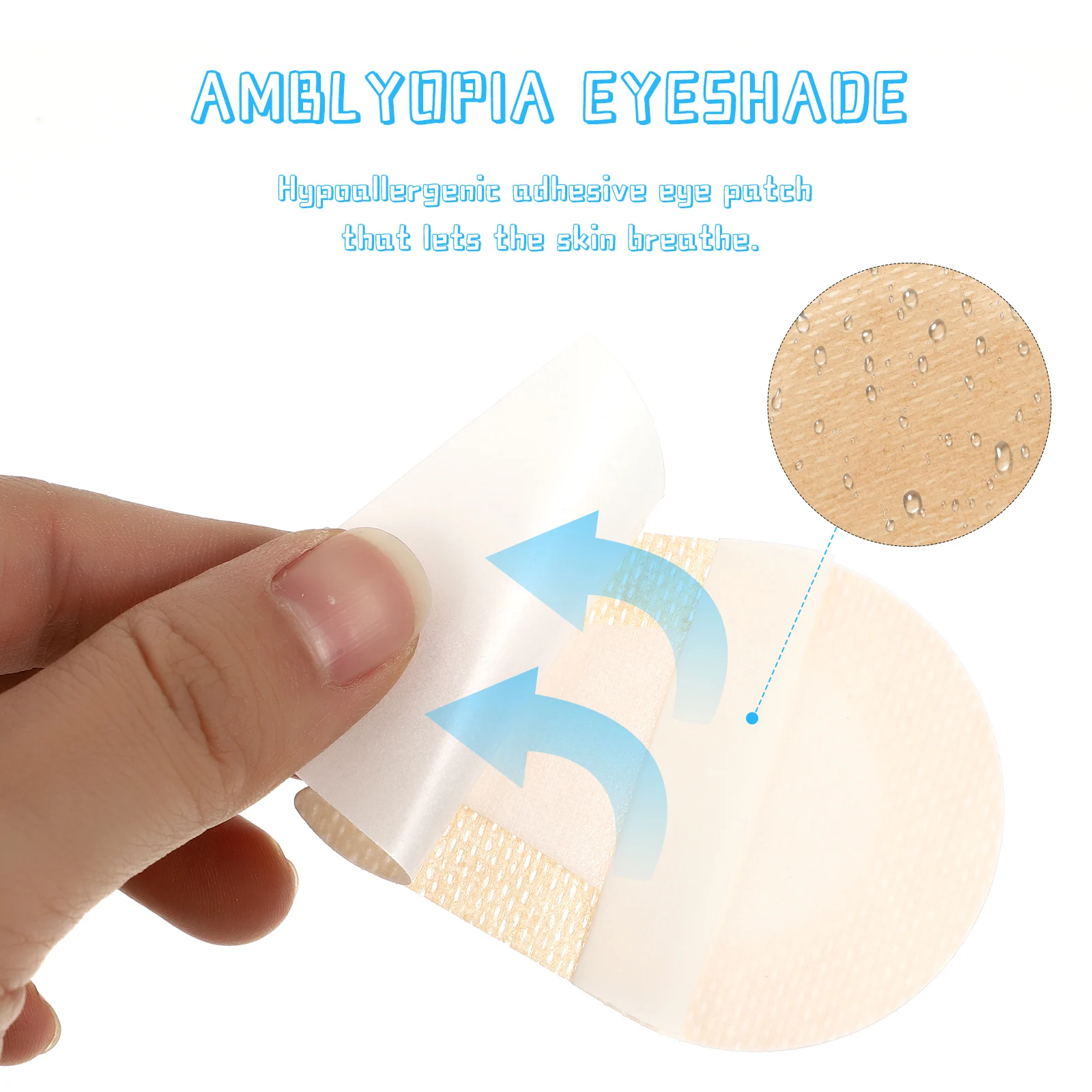 

20Pcs Single Eye Patch Orthoptic Amblyopia Eye Patches for Children Breathable Cartoon Eyepatch Training Monocular Correction