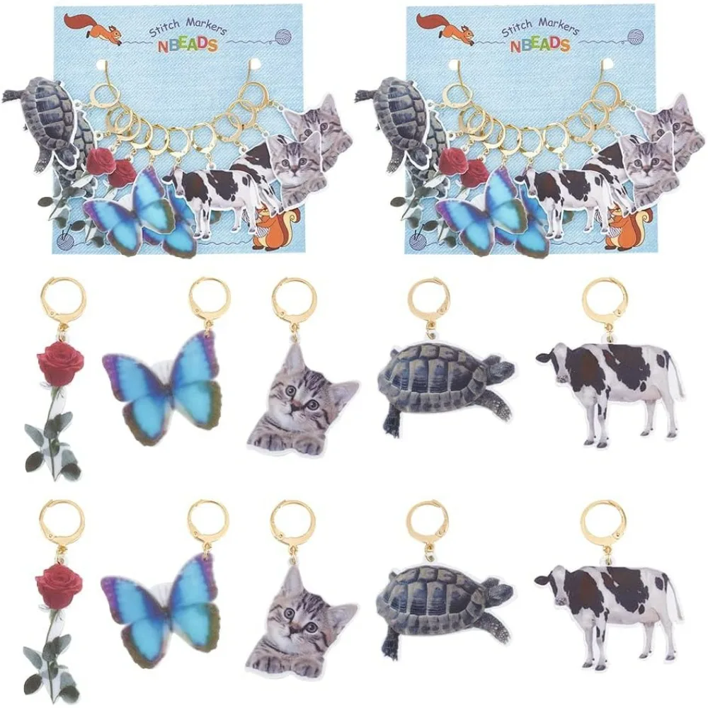 20 Pcs Animal Flowe… - image