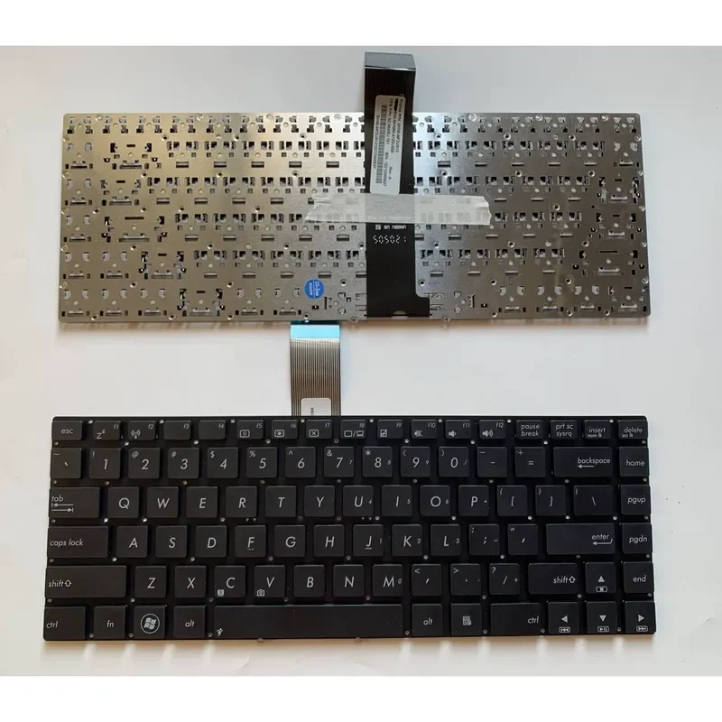 Teclado Americano para Notebook ASUS N46 N46V N46VZ N46VM N46VB N46JV N46VJ