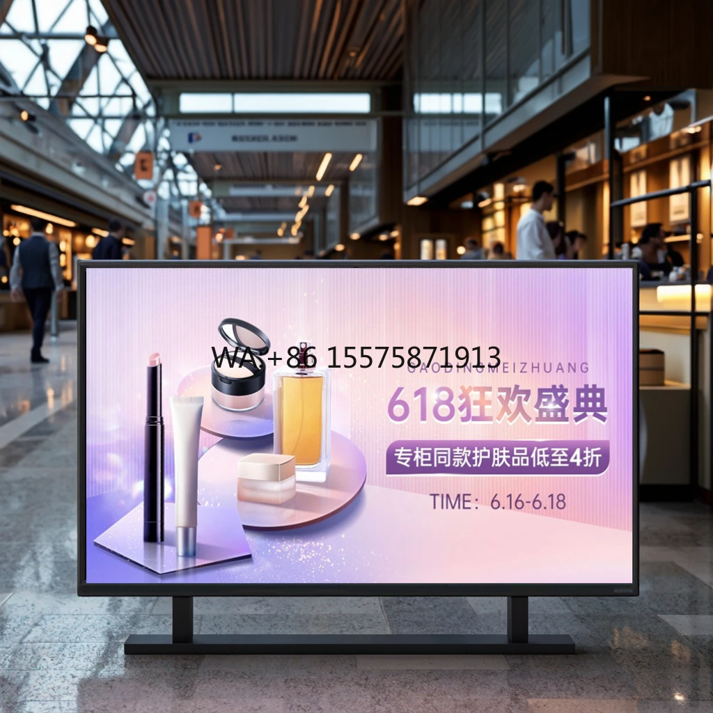 Wholesale Ultra-Slim Custom LED Light Box Aluminum Frame Steel Material Easy Hanging Installation for Indoor Shopping Mall Use