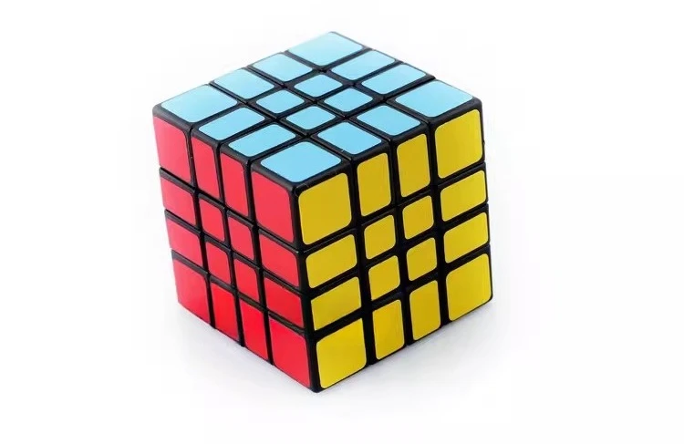 لعبة ألغاز Hunyuan خالية من التأخر Witeden 4X4X4 مكعب مختلط 4 مستويات على شكل خاص ومكعب سحري خاص لعبة تململ هدية