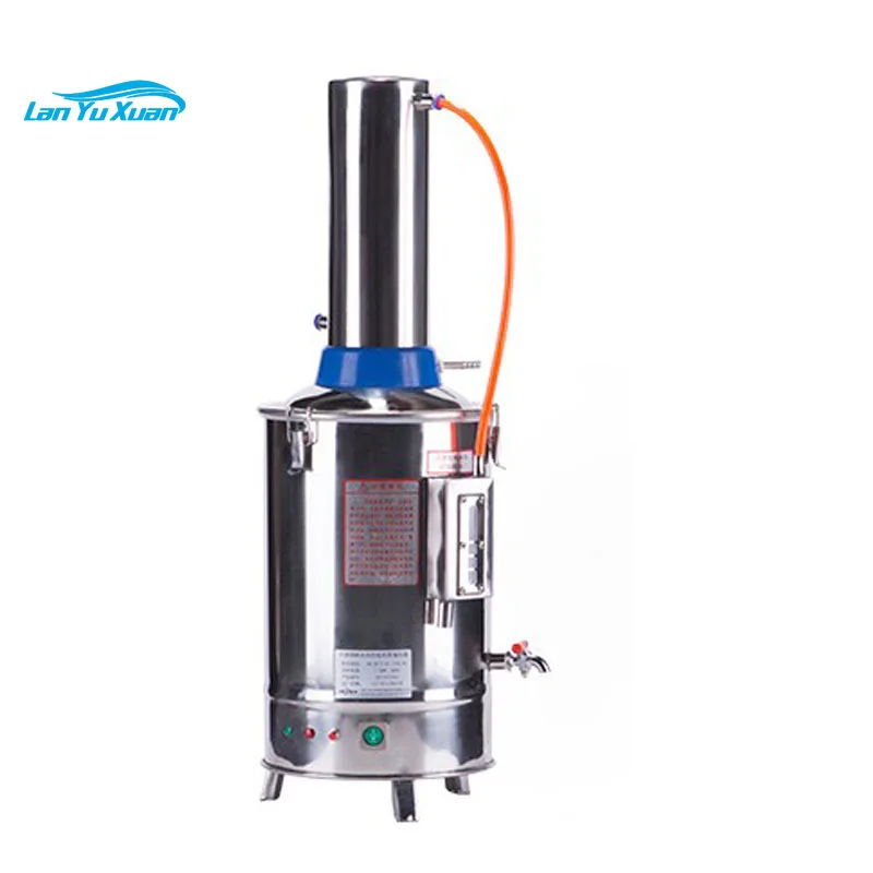 Laboratory Automatic Cut-Off Water Distillation Equipment Small Size 4 L Per Hour Electric Heating  Distiller