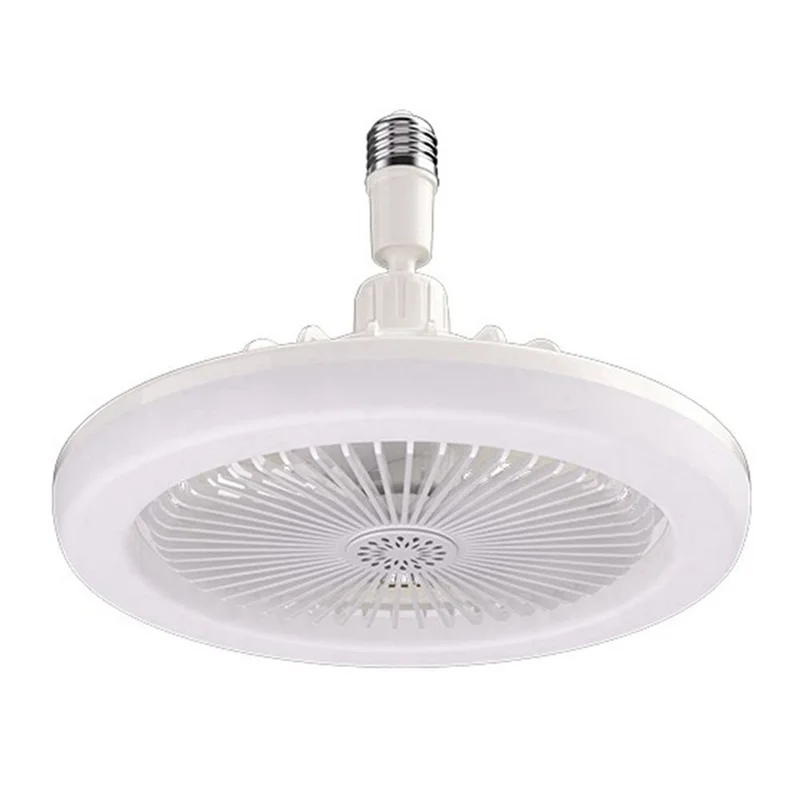 

AA49 3X Ceiling Fans With Remote Control And Light Lamp Fan E27 Converter Base Smart Silent Ceiling Fans For Bedroom
