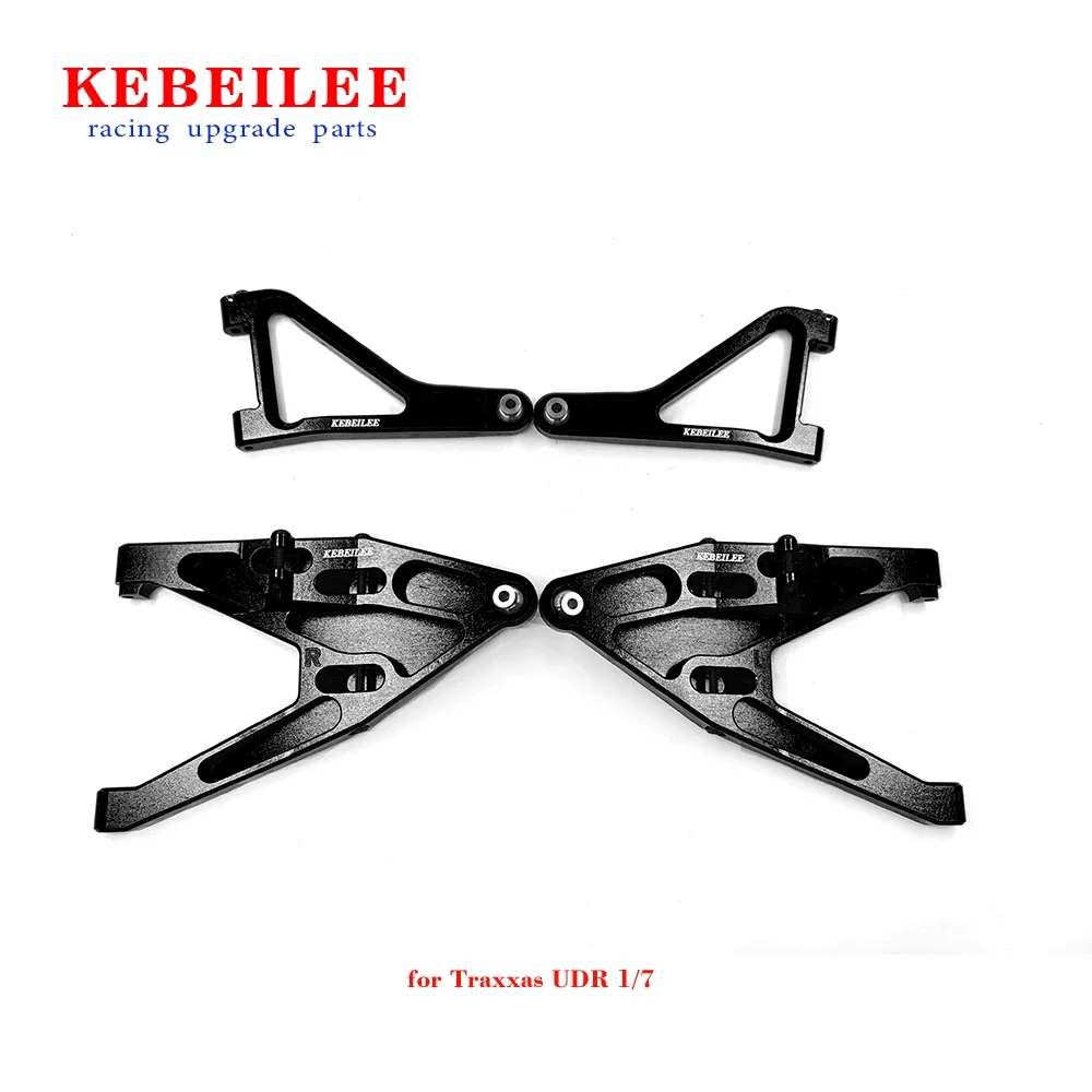 KEBEILEE CNC Aluminum7075# Suspension Upper & Lower Arms for Traxxas UDR 1/7