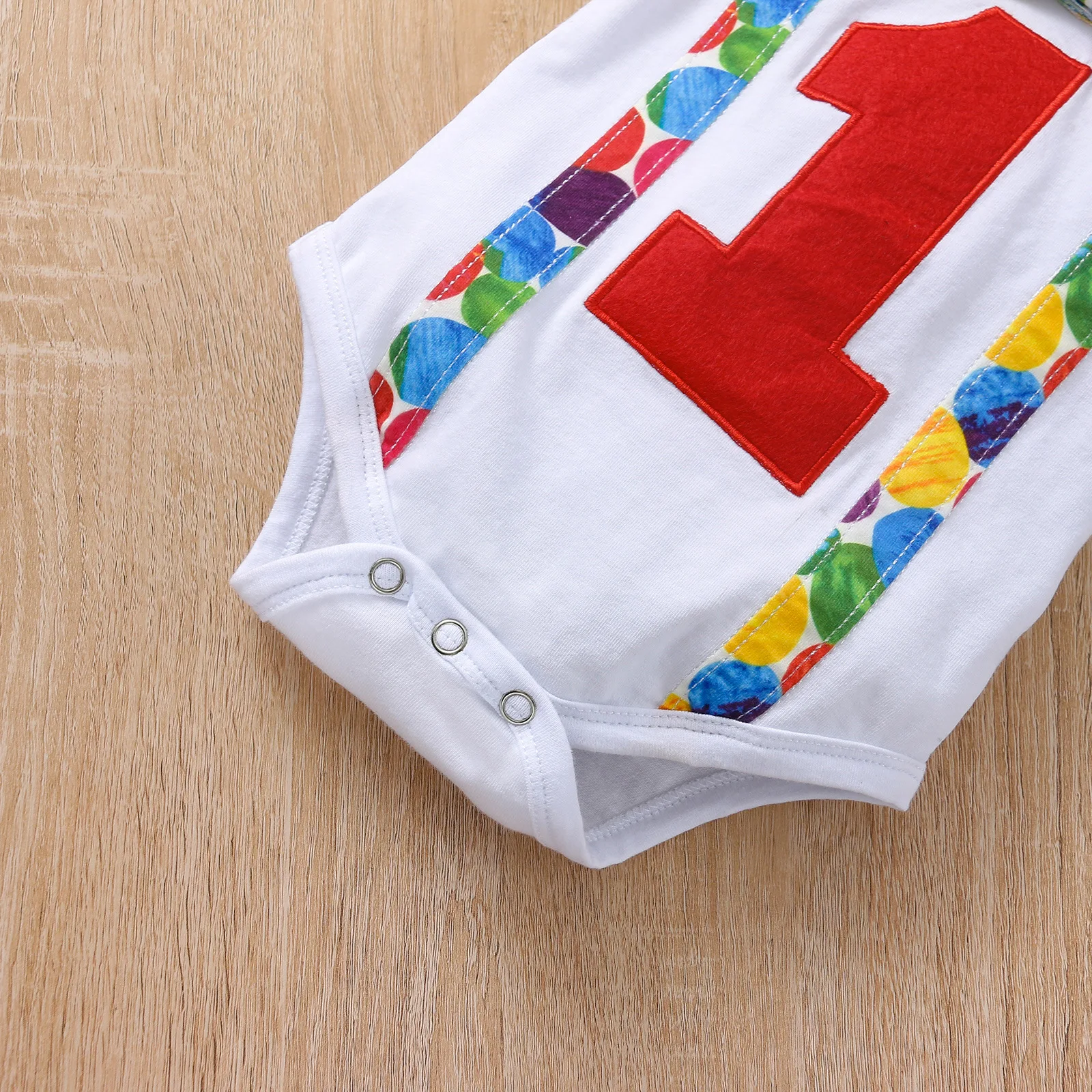 MiniFox Baby-Jungen-Geburtstagsoutfit für ein Jahr, Nummer 1 Zoll, Body und Hosenträger-Shorts mit Y-Rücken, 1 Jahr Geburtstagskuchen-Smash-Sets – Detail 11