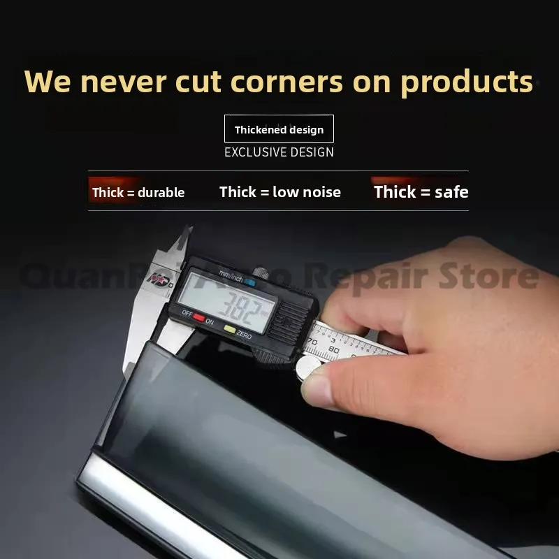For BYD F0 Exquisite Elegant Wind Deflector 4PCS Car Exterior Accessories