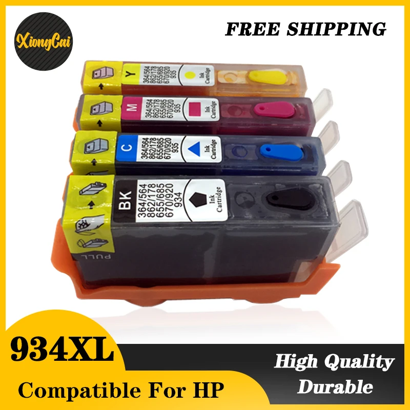 For HP 934 935 Refillable Ink Cartridge for HP934 for HP935 XL For HP Officejet pro 6230 6830 6835 6812 6815 printer with chip