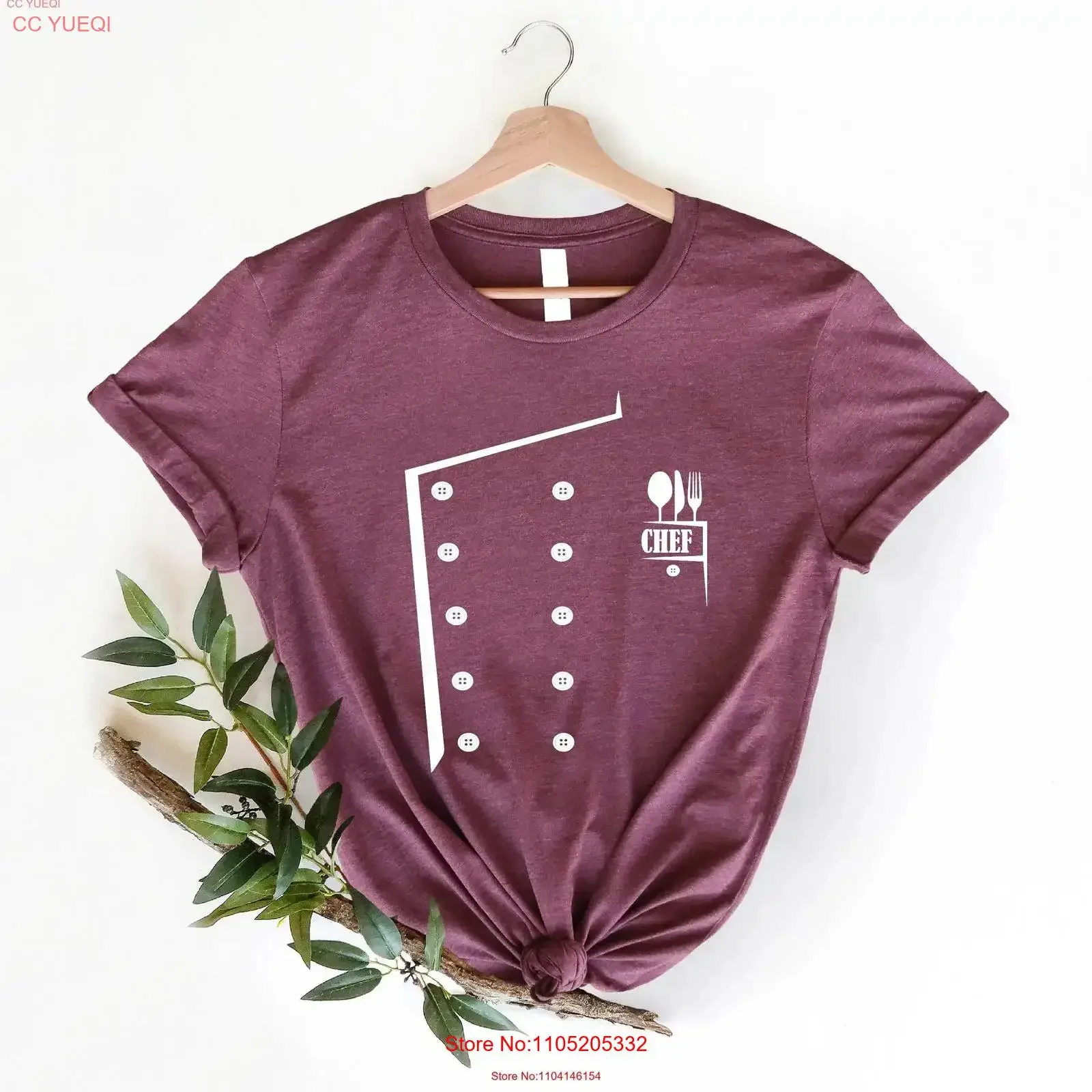 Chef T Shirt Funny Cool Birthday Present Baker Reality Glitch Men's vintage Washed Soft Casual Versatile Stretched fashion