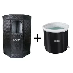 Sauna do conjunto completo e tubo do banho do gelo, Dropshipping