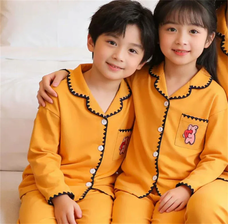 Pajamas Family Matching Suits Children Adults Home Comfortable Long Sleeve Nighty Outfits Mom Girls Spring Autumn Top+Pants 2Pc