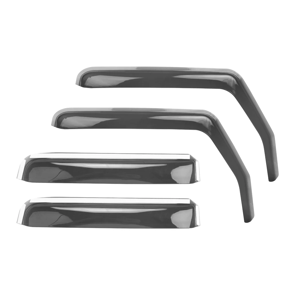 

Black ABS Car Window Visor Shield Rain Guard 2 Door 4 Door for wrangler JK 2007-2017 J360