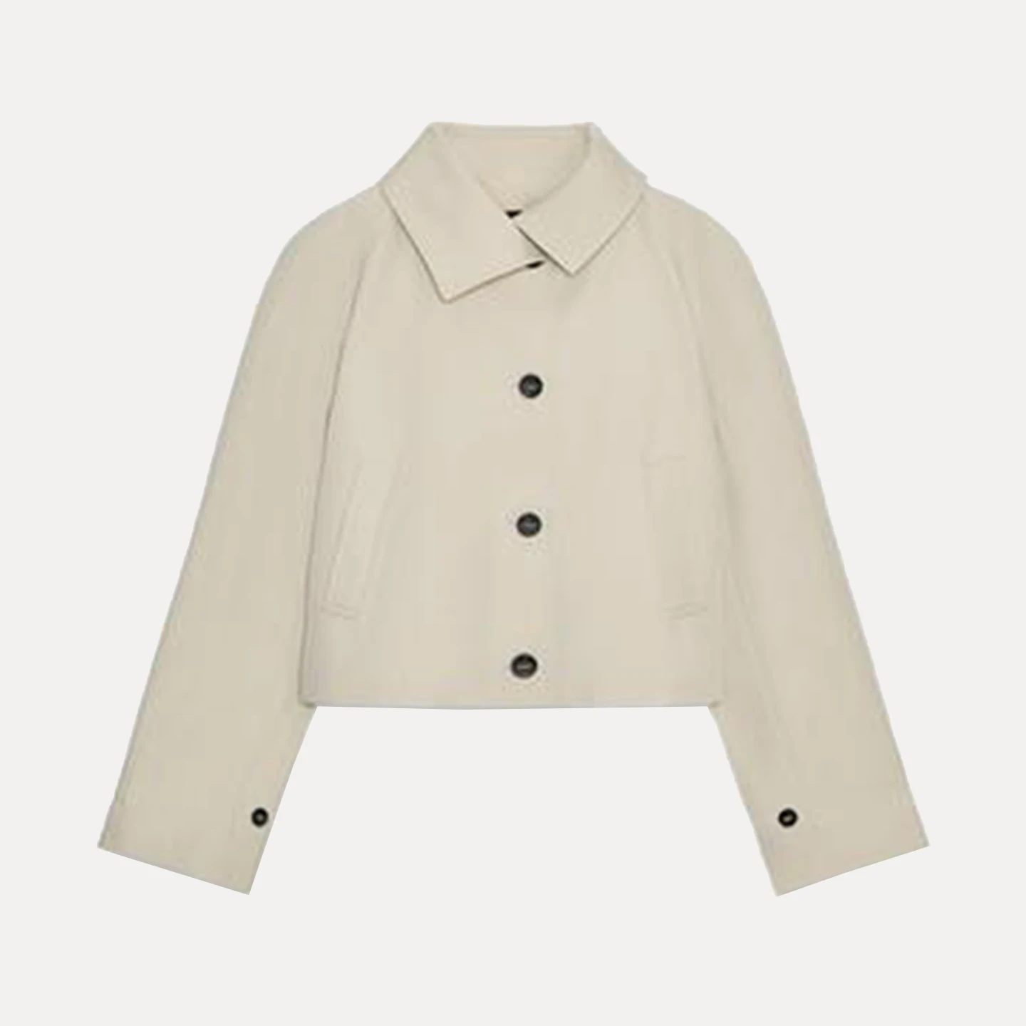 

Casual Sle ort Length Waterproof Women's Jaet Versatile Autumn Faion 2025 New Arrival Ele Ladies' Coat