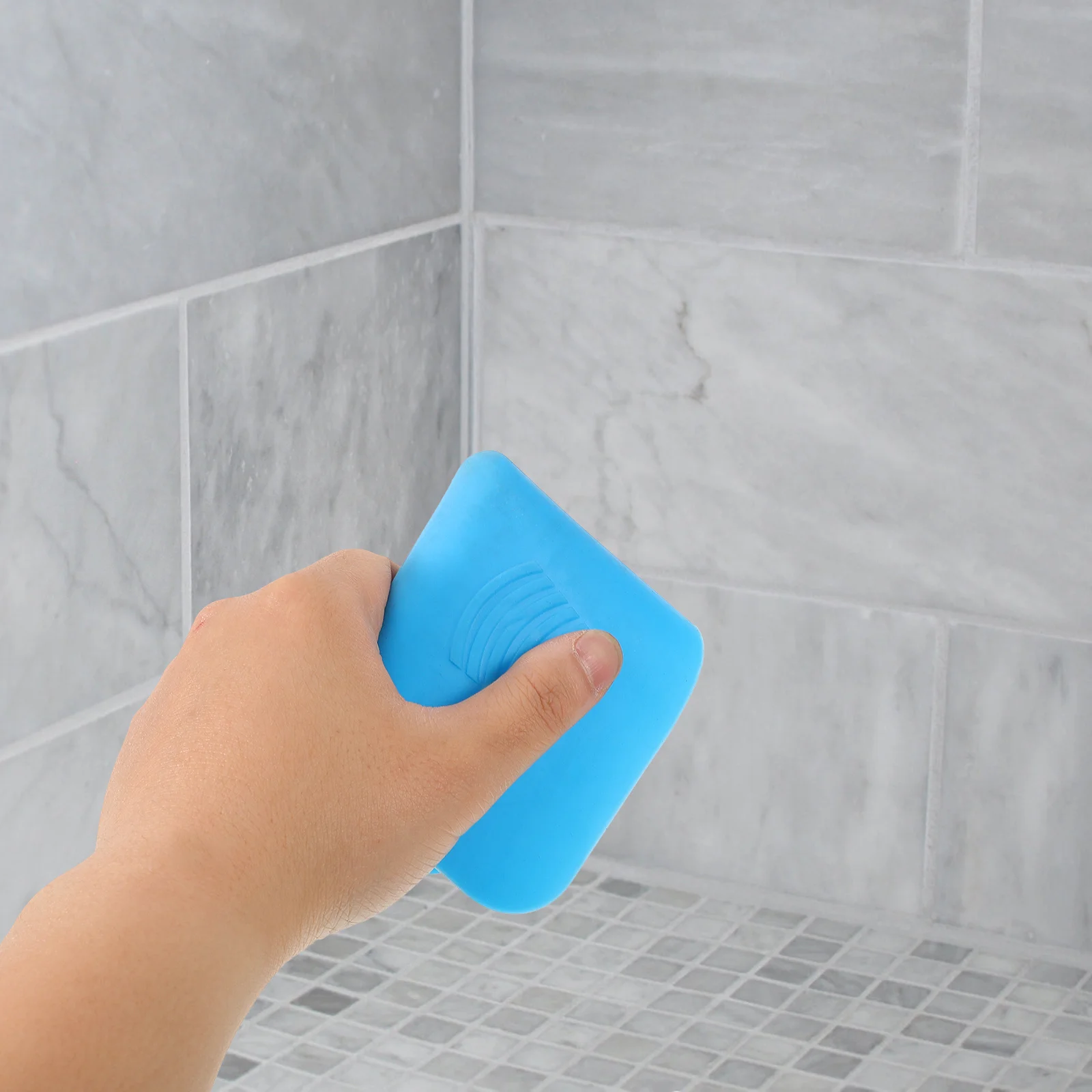 Outil de calfeutrage de coulis, outil de finition de scellage de carrelage de sol bleu réutilisable, applicateur de lissage de calfeutrage polyvalent, outils de scellage de coulis
