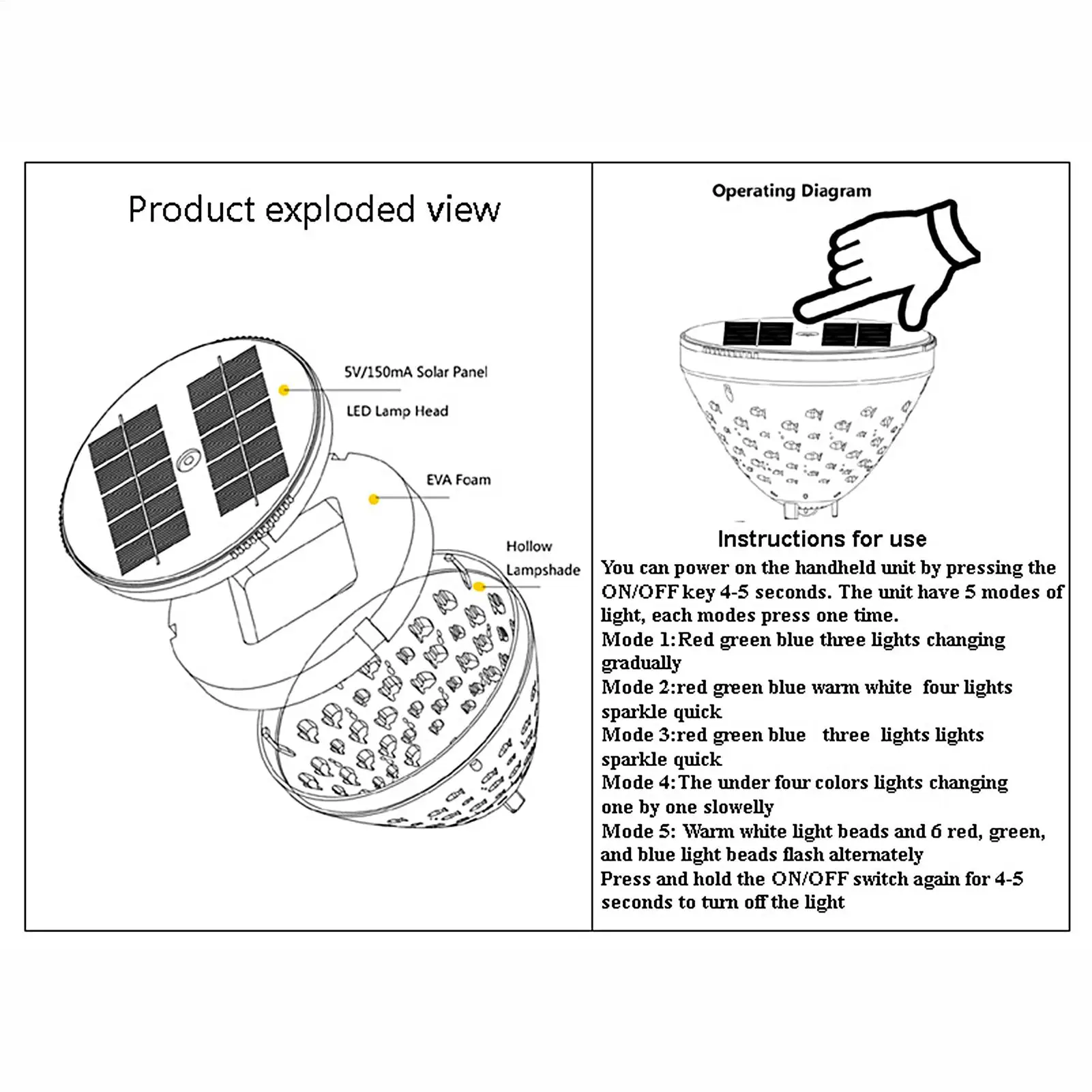 

Solar Pool Lights LED Waterproof Projection Outdoor Decor Dynamic Solar Lights For Pool For Indoor Home Bathtub Hot Tub Swimming