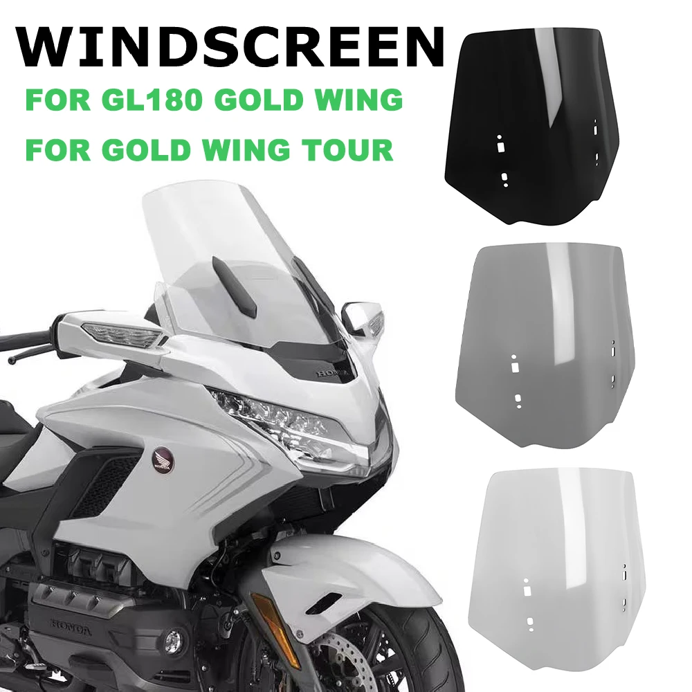 

For Honda GL1800 Gold Wing Tour GL 1800 BD DA Automatic DCT 2018-2026 Motorcycle Windshield Windscreen Wind Screen Deflector