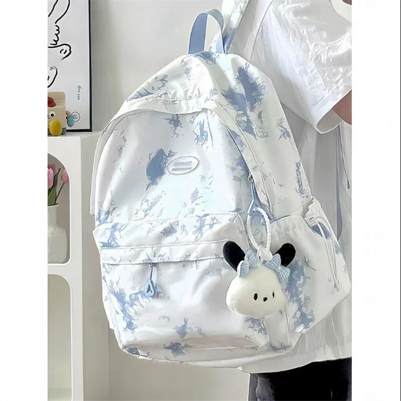 

style schoolbag simple and high school students backpack maletas viaje mochila e lancheira infantil escolar 카피바라 백팩