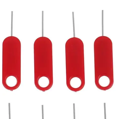 

10 шт., игла для извлечения SIM-карты с защитой от потери и чехла для хранения для универсального мобильного телефона, открывалка для лотка, брелок