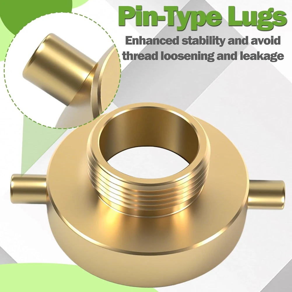 

ABJY-латунный адаптер пожарного гидранта 2-1/2 дюйма (NST/NH) с внутренней резьбой на 1-1/2 дюйма (NST/NH) с штыревым наконечником, латунное пожарное оборудование
