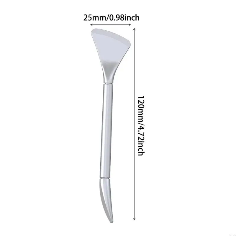 M4YA Acné Spatule en acier inoxydable à tête noire pour nettoyage des pores efficace