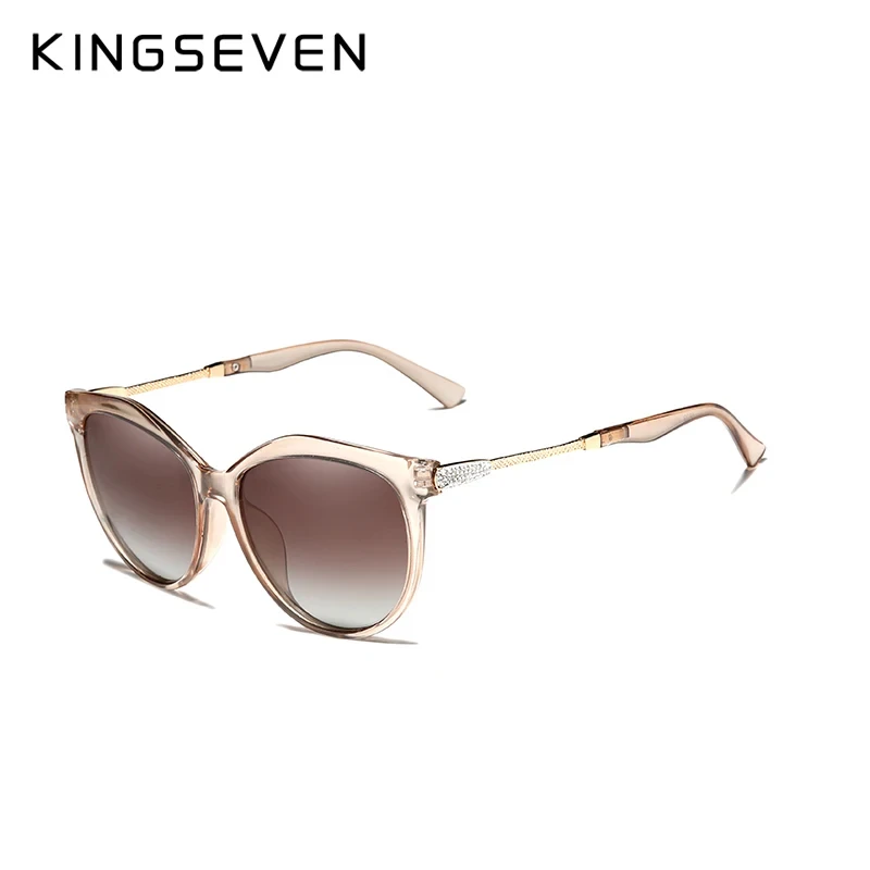 KINGSEVEN Fashion Polarized Cat Eye Sunglasses Women High Quality Gradient Party Luxury Ladies Glasses Shopping Driving Eyewear