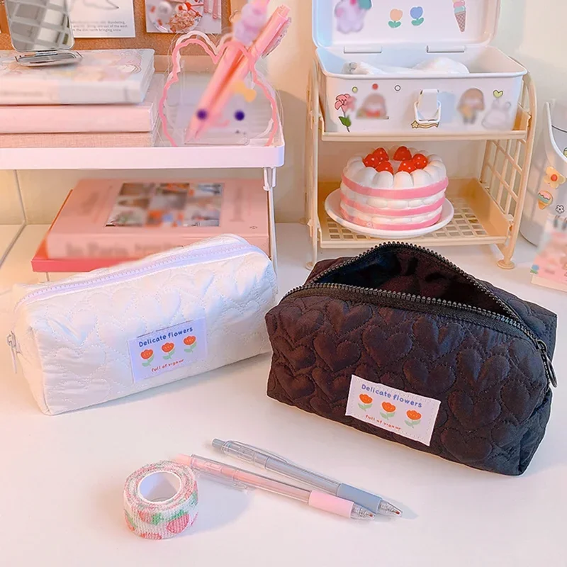 Women Cosmetic Bag Zipper Travel Makeup Organizer Bag Female Toiletry Washing Stationery Storage Bag Make Up Organizer Pouch