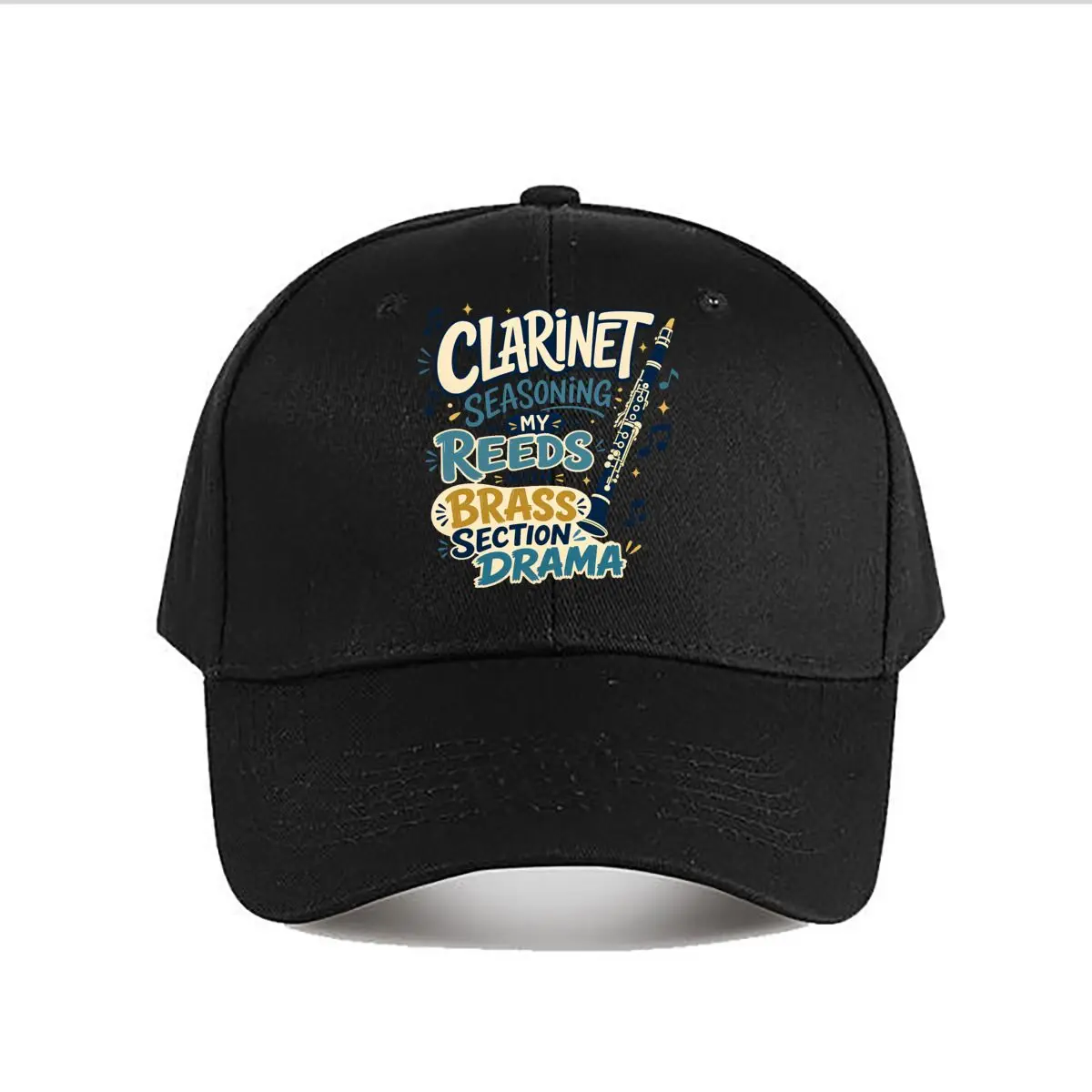 Funny Clarinet Rivalry Quote Typogra Baseball Cap Fashion Men Sunhat Women's Outdoor Sports