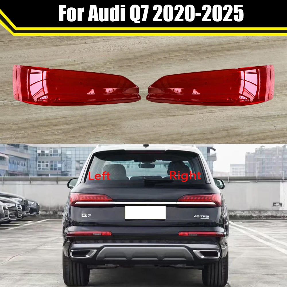 

Auto Taillamp Cover For Audi Q7 2020-2025 Car Rear Taillight Shell Replace Auto Rear Lamp Mask Lampcover Clear Lampshader