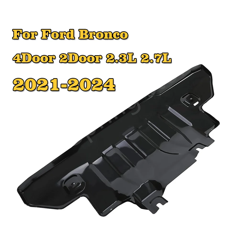 Front & Engine Skid Plate Kit Fit for Ford Bronco 4Door 2Door 20212022 2023 2024 Steel Bumper Guard Car Accessory