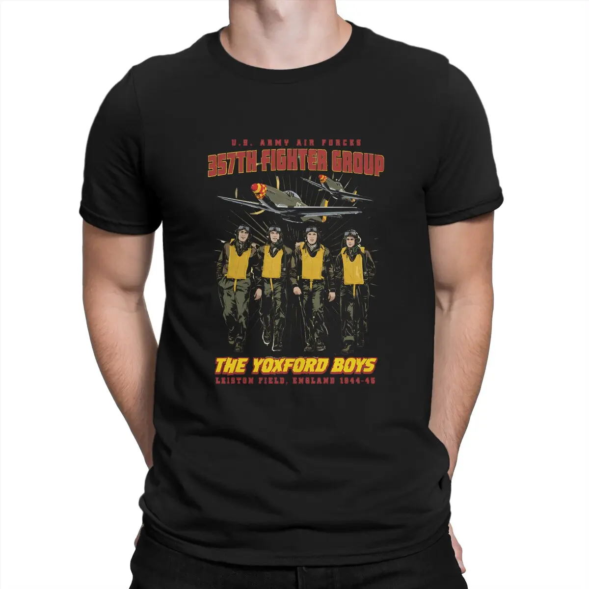 357Th Fighter Group Hip Hop TShirt Air Fighter Casual T Shirt Hot Sale T-shirt For Adult