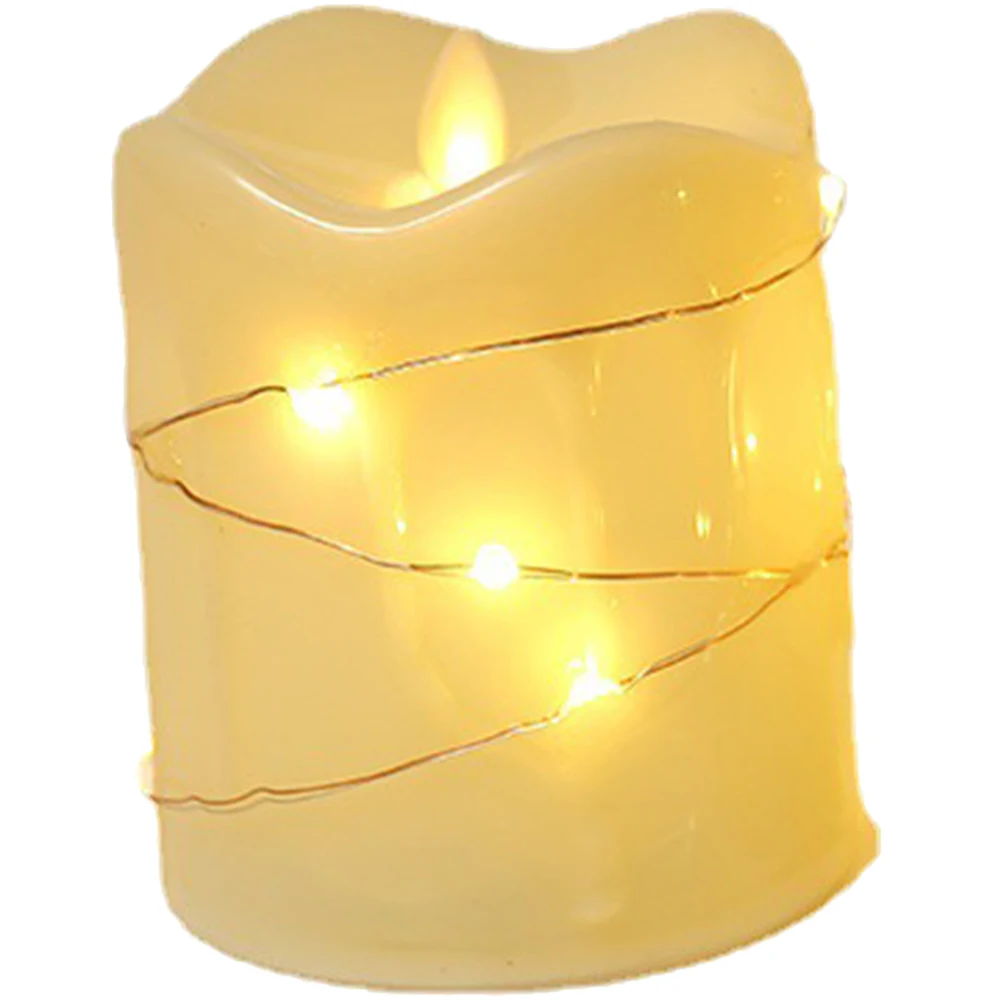 

Flameless LED C Christmas C Lamp For Decorations Light Warm Decorative Lamp PP Plastic Indoor Outdoor Party Wedding