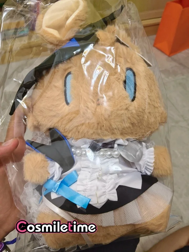 Arknights Amiya 30cm Rabbit Plush Soft Stuffed Doll Game Collectible Gift for Fans Tabletop Decor Ornament YZ