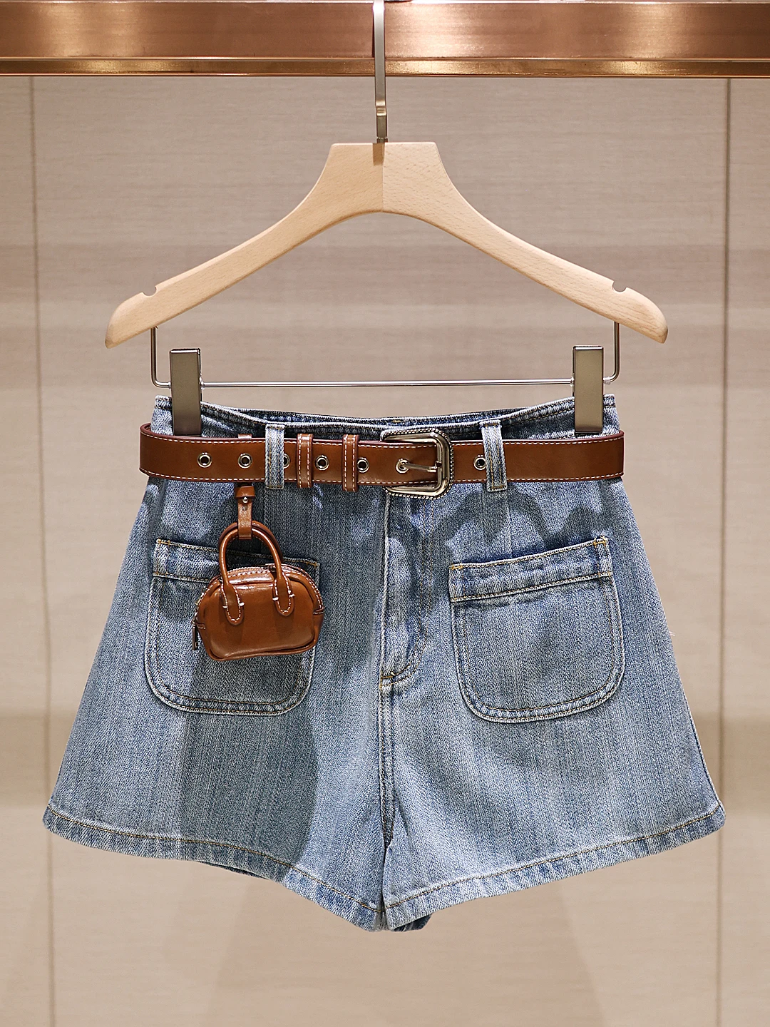 Hochgeschnittene Lässige Blaue Jeans für Damen, Sommermode 2025, Schlankmachend, Vielseitig, Weites Bein, JOOva Marke, Tägliche Kleidung